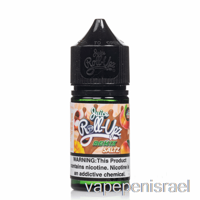 חד פעמי Vape ישראל מנגו אפרסק - מיצים רול Upz רמיקס מלחים - 30 מ"ל 50 מ"ג